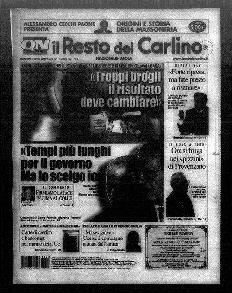 Il Resto del Carlino : giornale dell'Emilia